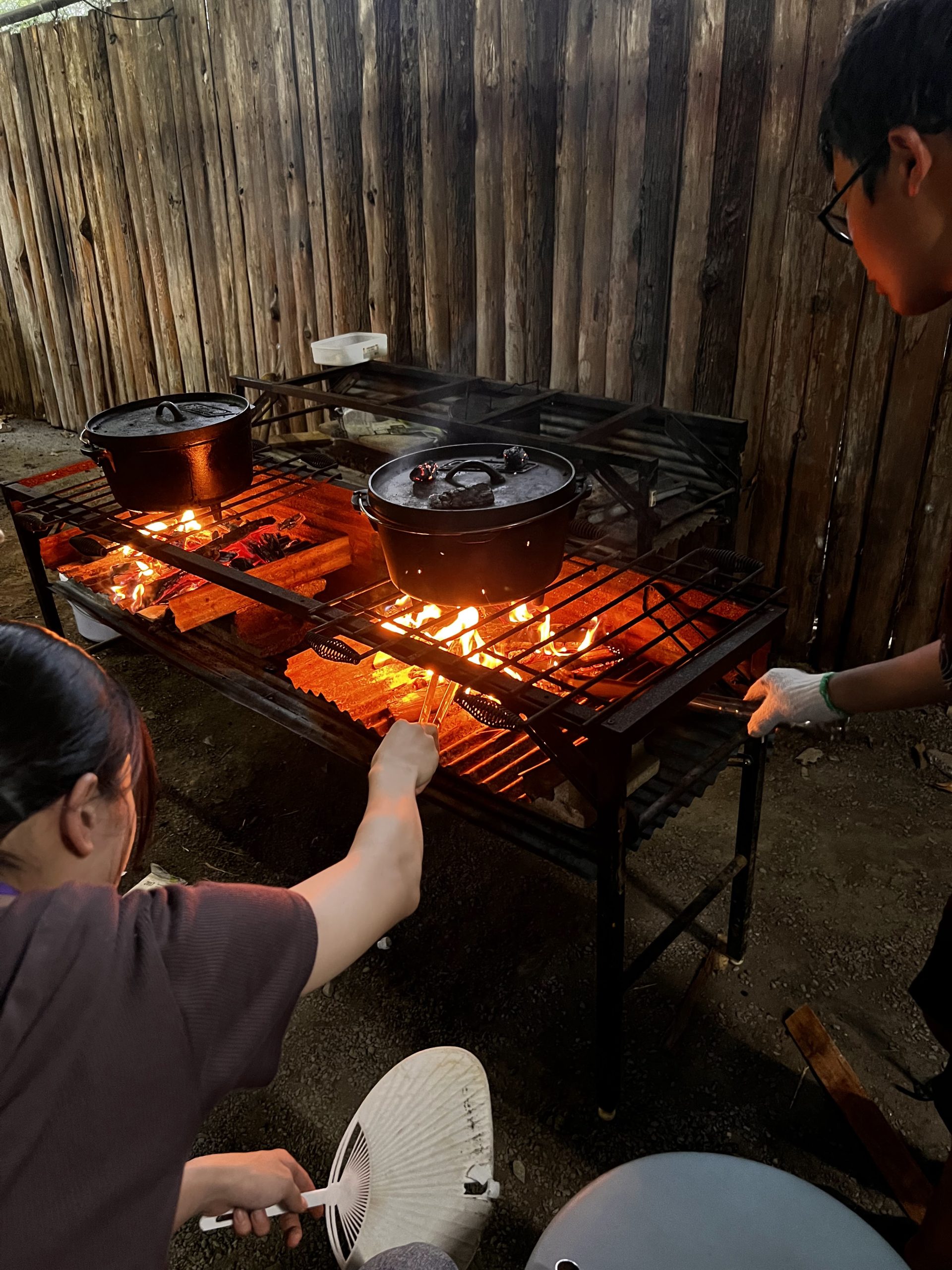キャンプ写真13ダッチオーブン