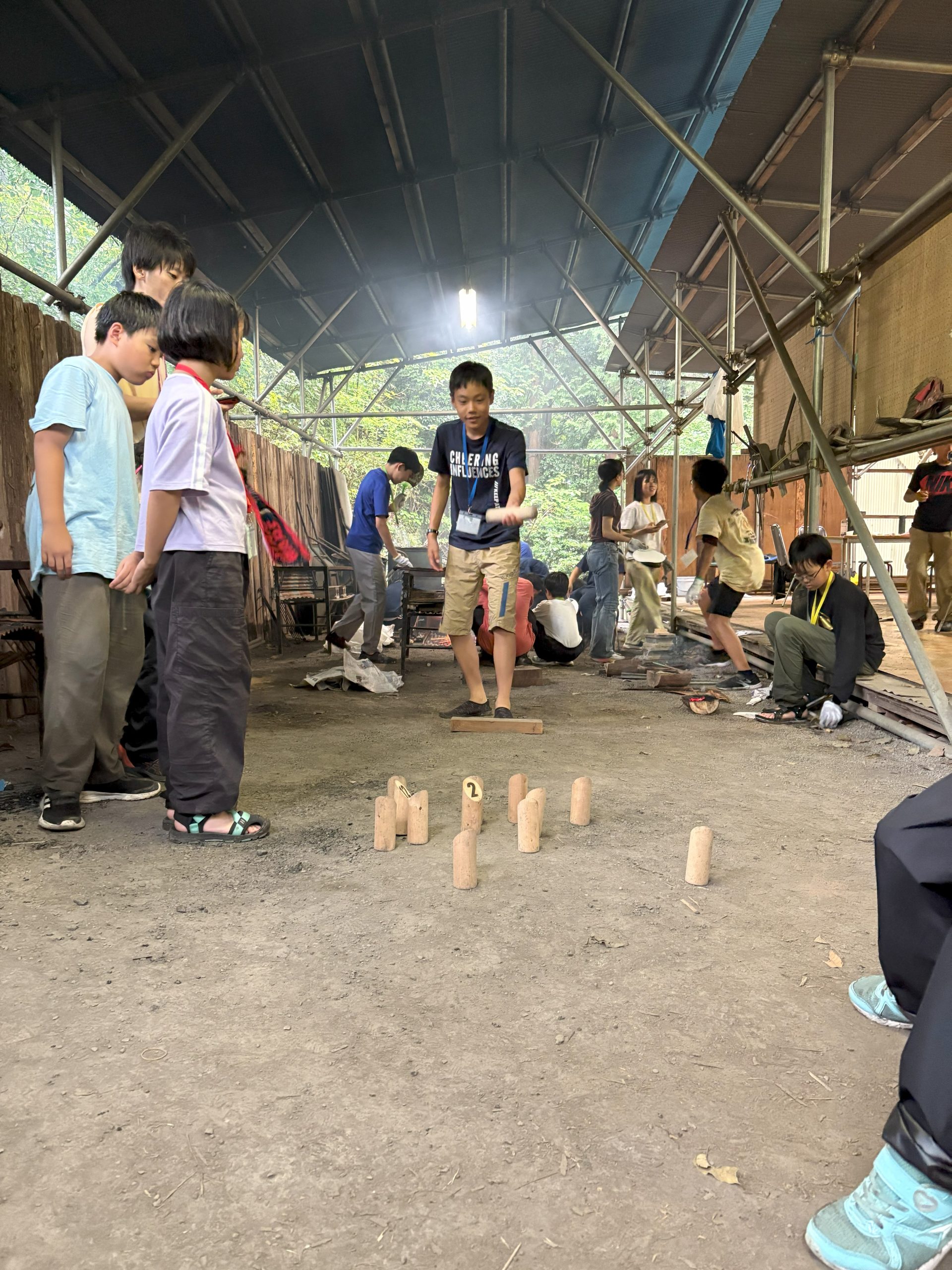 キャンプ写真11チョイスの様子